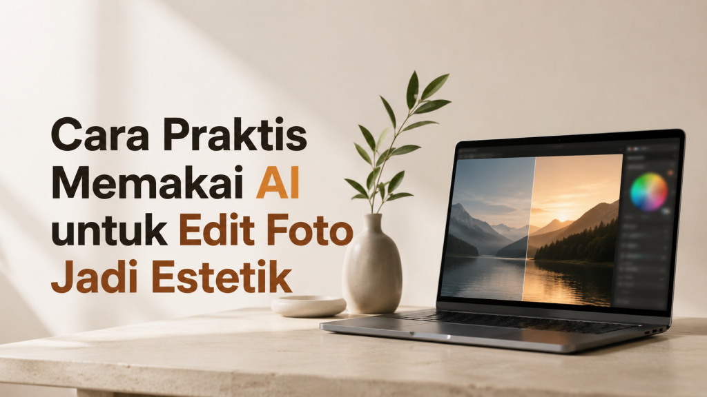 Cara Praktis Memakai AI untuk Edit Foto Jadi Estetik